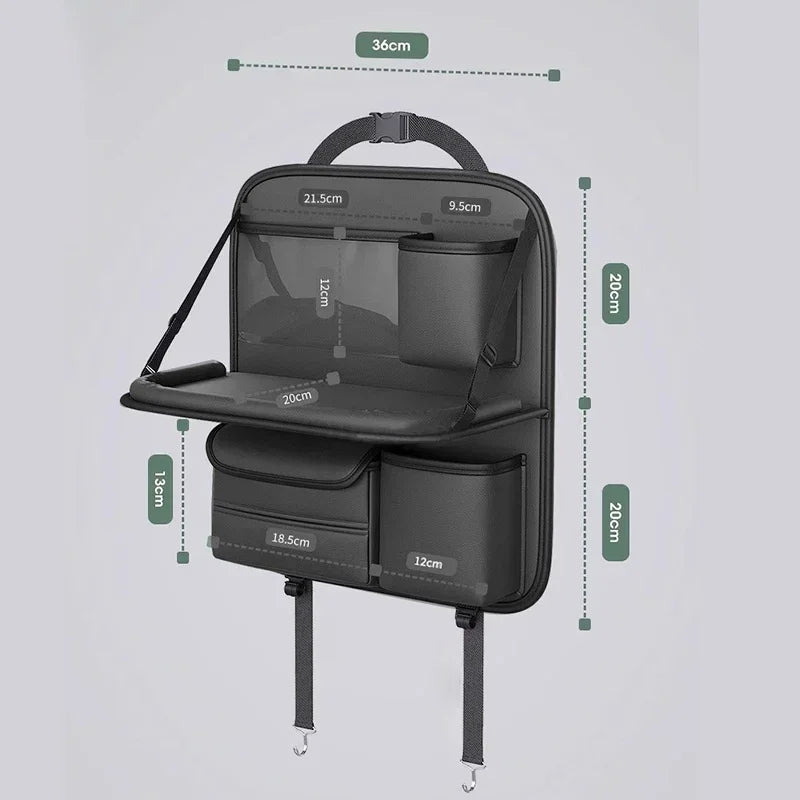 For BYD Seagyll V2l Dolphin mini Atto3 Dmi Car Seat Back Storage Small Table Board Car Storage Bag Storage Bag Tissue Box