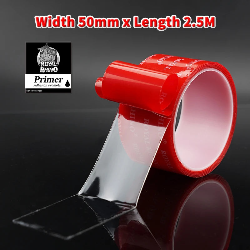 Strong Car Special Clear Double Sided Tape Heavy Duty Acrylic Foam Adhesive Sticker for Auto Rear Spoiler Household Accessories