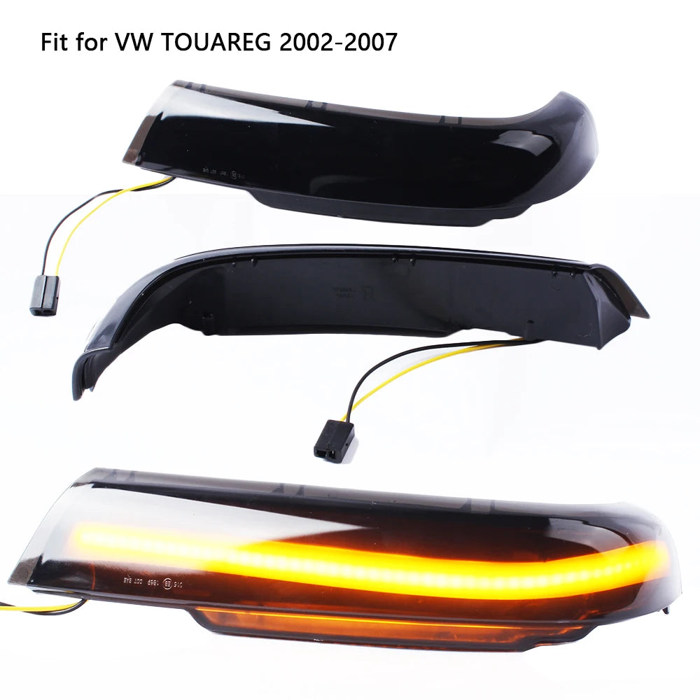 1 Pair Front Left Right Side Mirror Turn Signal Light For VW TOUAREG 2002 2003 2004 2005 2006 2007 7L6949102B 7L6949102C