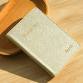 Personalized Passport Holder Customized Hot Stamping Name Passport Customize Letters Cover Passport Holder Travel Wallet