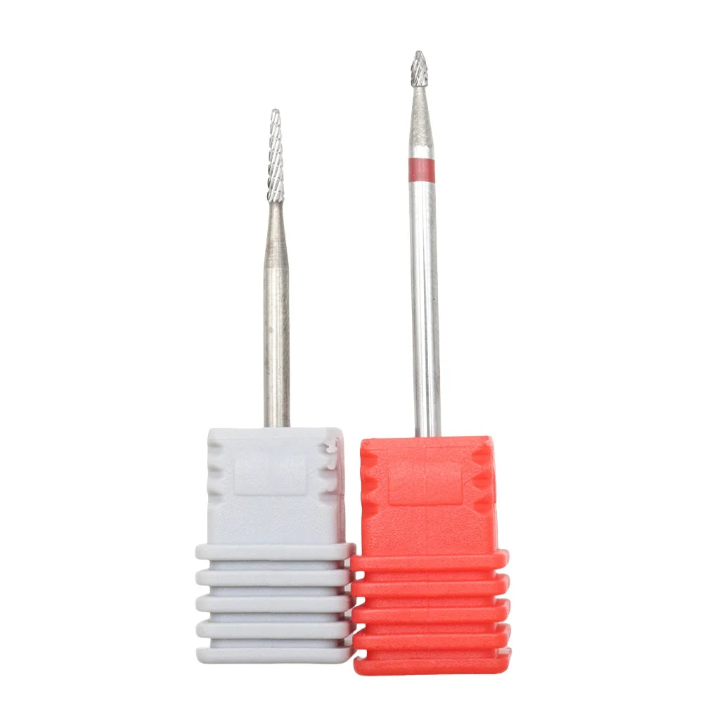 Tungsten Carbide Nail Drill Bit – Small Head Multi-Function Tool for Rhinestone Removal, Gel Removal, Cuticle Cleaning & Nail Sh