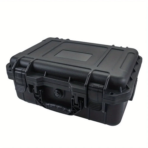 1 waterproof hard hand-held toolbox bag with pre cut sponge storage box, impact resistant unmanned driving chassis