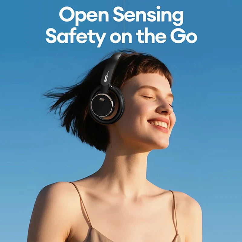 Choice Lenovo Gaming Headset Wireless Bluetooth 6.0 Earphones Foldable Sport Over Ear Headphone with HD Mic Gifts LS116