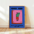 Cartoon Switch Poster Mental Health Poster Inspirational Quotes Positive Wall Decoration Colorful Retro Illustration - Frameless