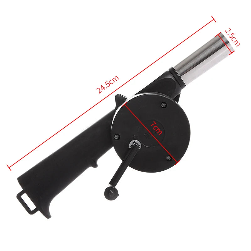 Hand Blower Household Hand Portable Barbecue Blower Small Hair Dryer Outdoor Barbecue Accessories Tools