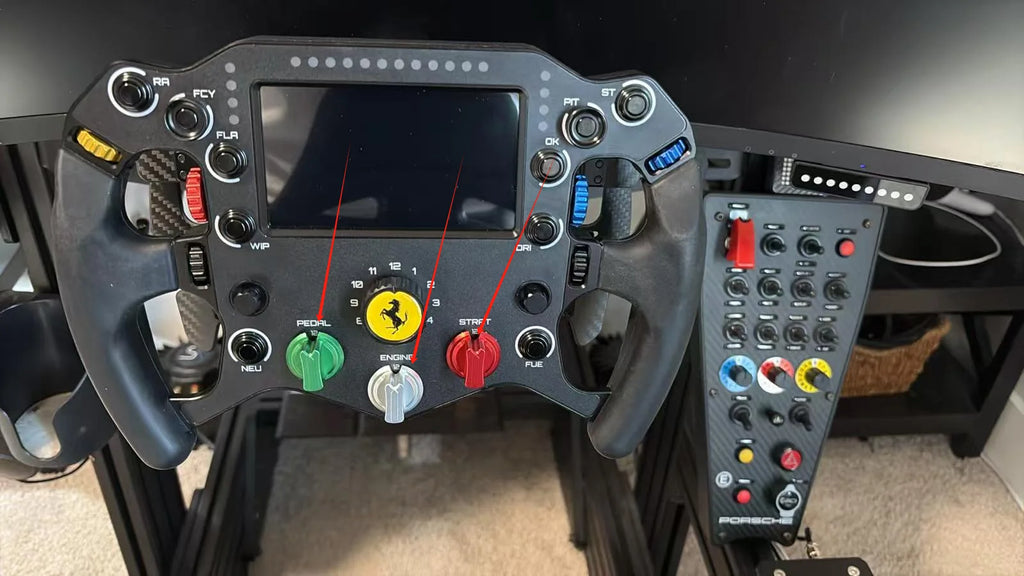 Custom Simracing Aluminum Parts for Steering Wheel