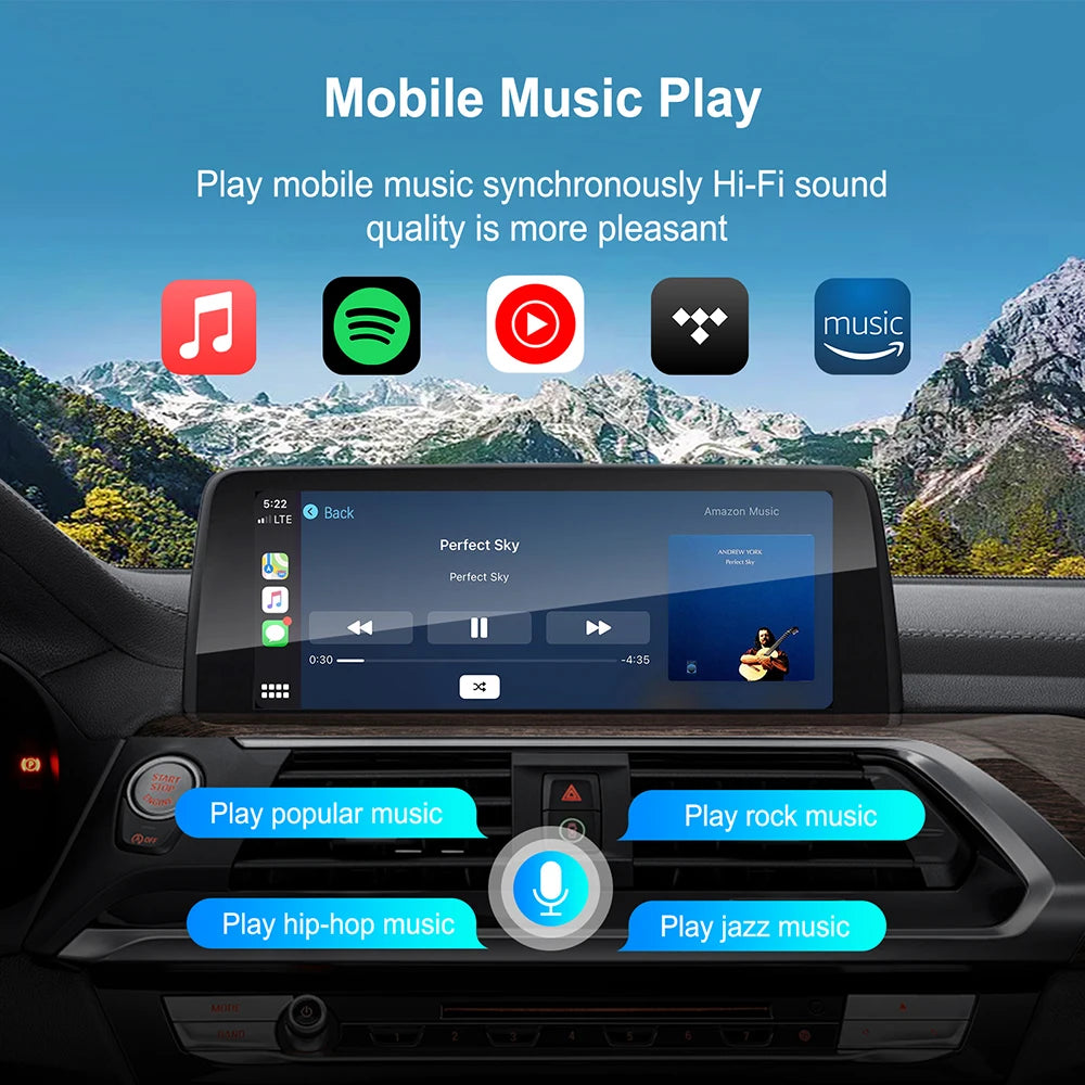 Wireless CarPlay For BMW NBT CIC 1 2 3 4 5 7 Series F22 F10 F01 F02 X3 X4 F25 F26 MINI X4 X5 X6 F56 F15 F16 F85 Android Auto Box