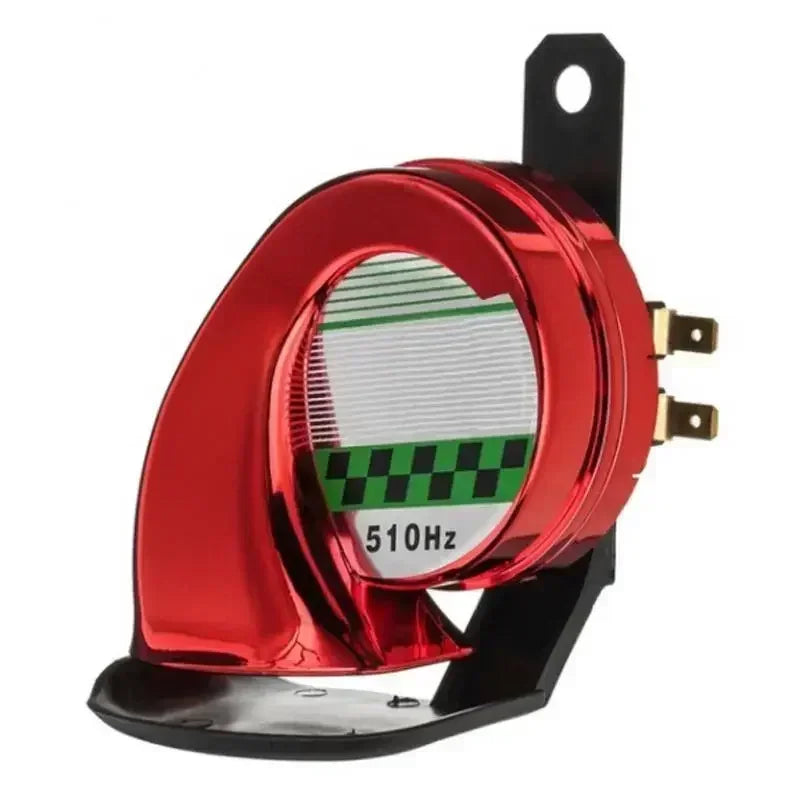 Car Motorcycle Horns 12V 130dB Snail Air Horn Waterproof Snail Air Horn Siren Loud Sound 510hz for Truck Motorcycle Boat