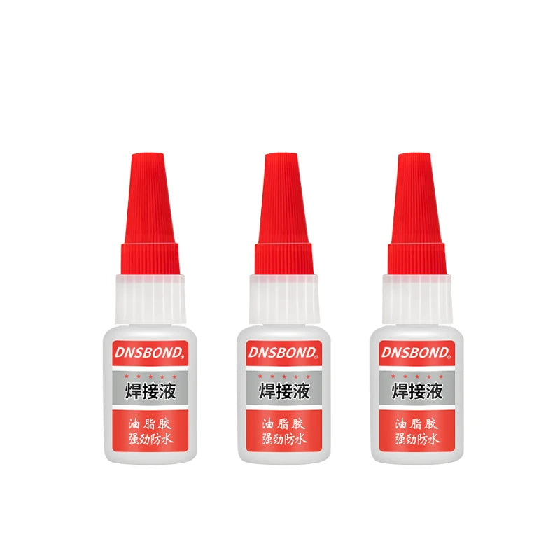 10 Sec Super Oily Glue Strong Bond for Shoes/Glass/Metal/Wood/Plastic Ceramic Quick Dry Industrial Strength Instant Adhesive