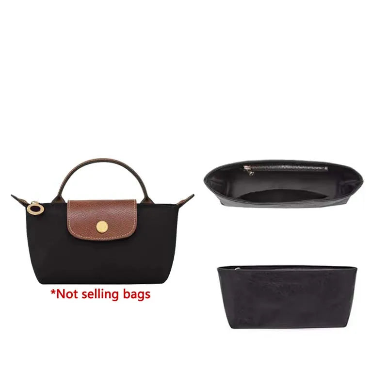 Bag organizer insert for Longchamp mini bag support purse insert handbag liner bags accessories