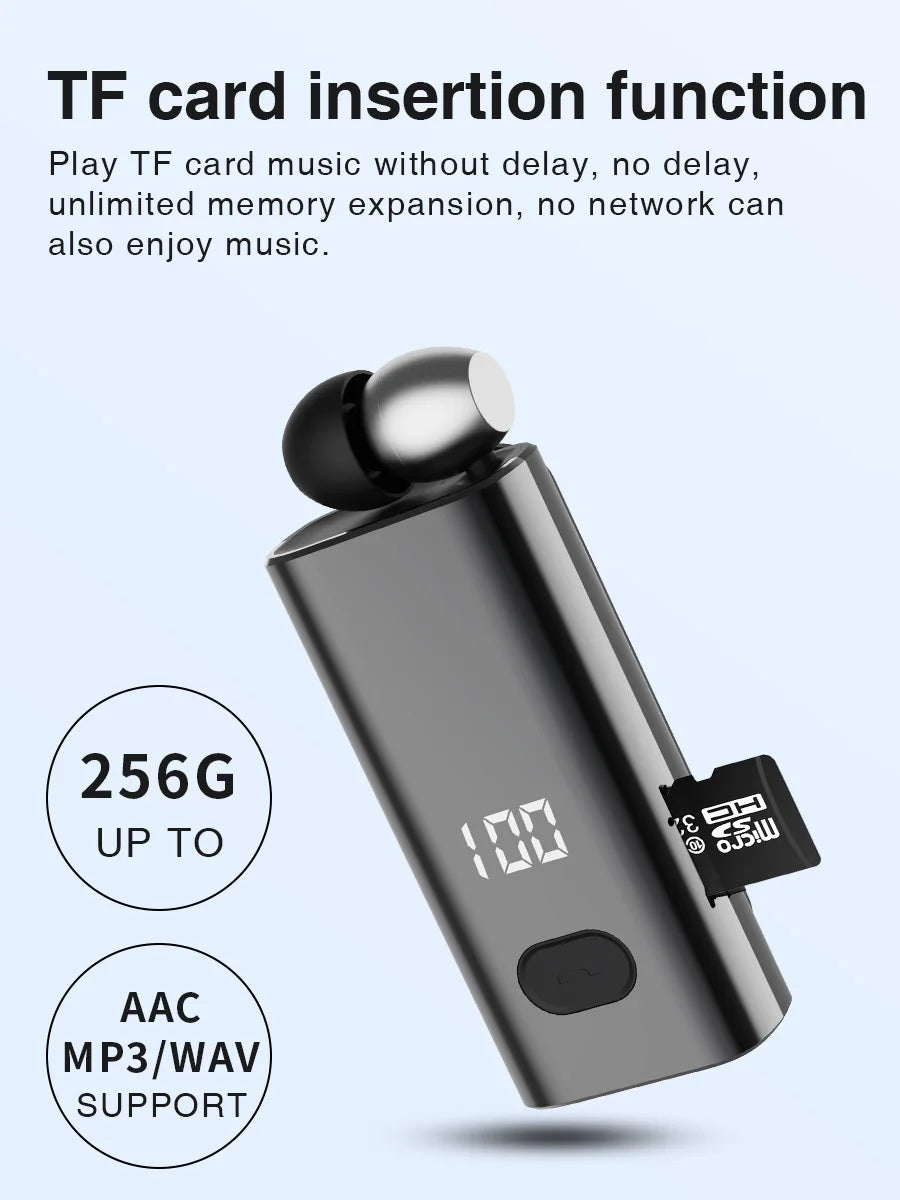 PK F920 R11 K55 Dual mode F908 Bluetooth earphones with TF memory card slot V5.4 stable high-definition sound quality MP3