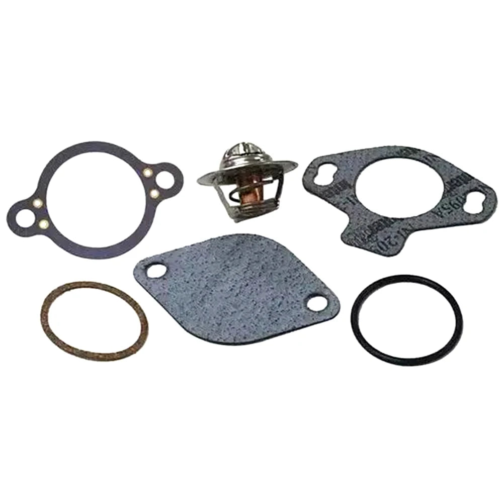 140°F 60°C Thermostat Kit for Mercruiser Sterndrive V6 V8 4.3 5.0 5.7 7.4 Engines 807252Q4 8M0089715 807252T4 807252T7 18-3668