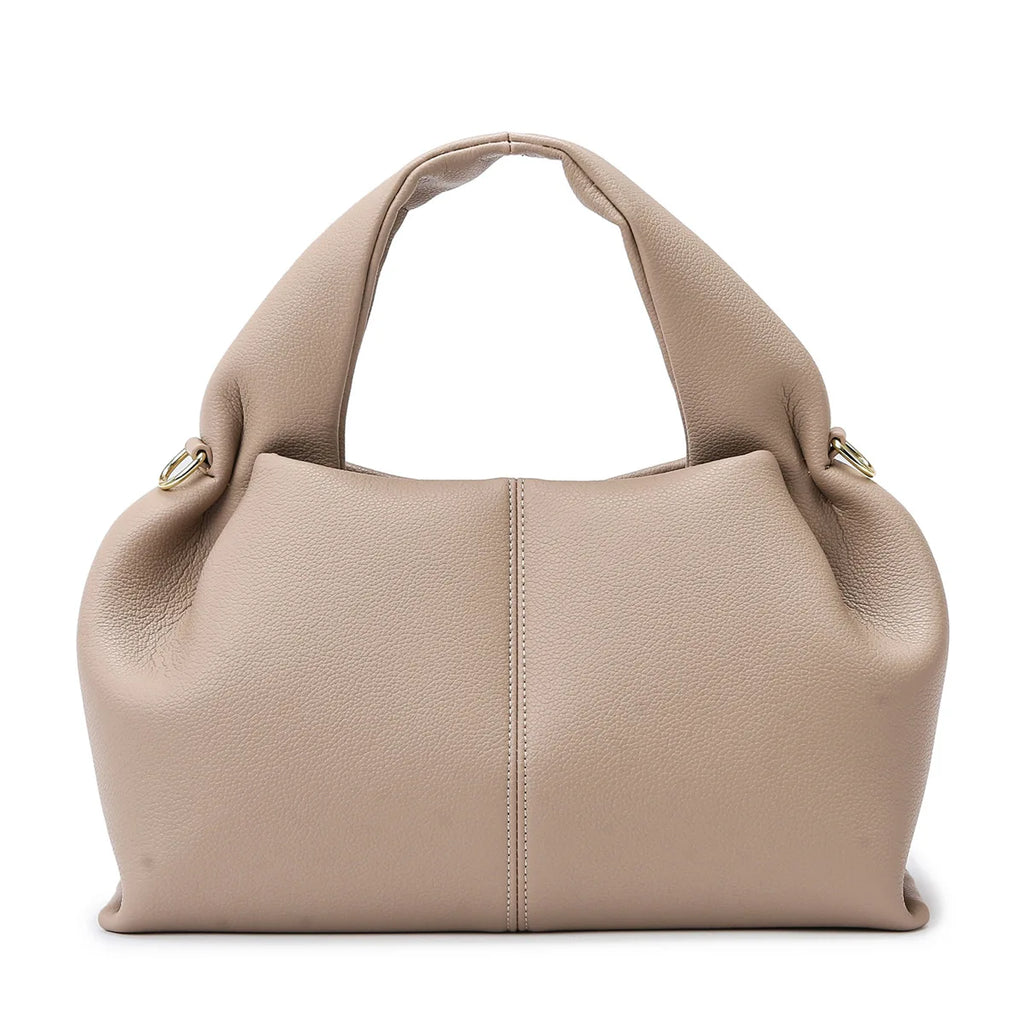 Women New Soft Leather Cloud Bag Fashion Minimalist Crossbody Bag Senior Feeling Large Capacity Work Handbag