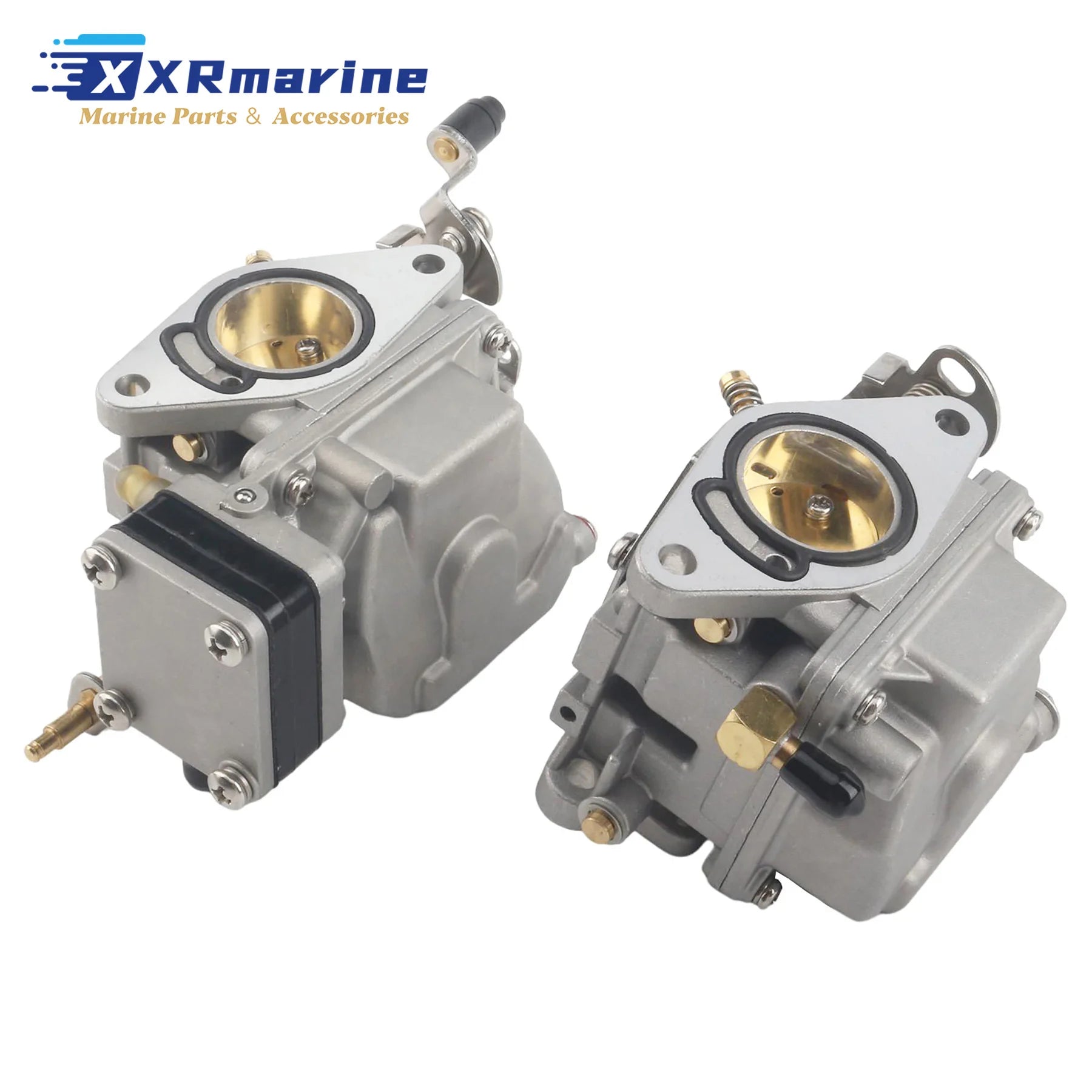 6L2-14301-02 Boat Motor Carburetor Kit Compatible with Yamaha 20HP 25HP Outboard 2 Stroke 6L2-14301 6L2-14302 6L2-14302-01