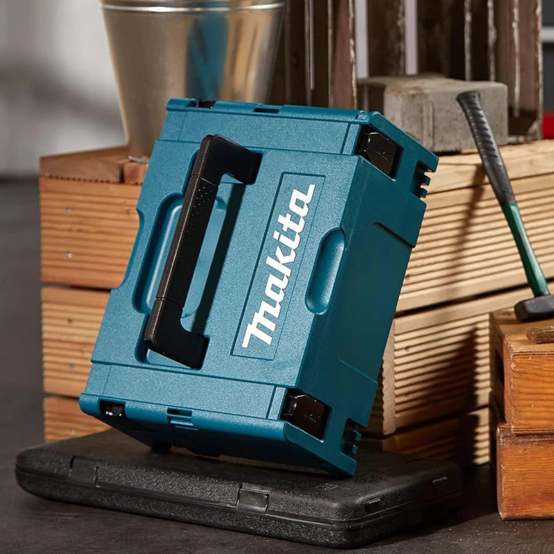 Makita 197211-7  Makpac Interlocking Case Medium Stackable Sturdy Durable Large Capacity Storage ToolBox 199853-3/821550-0