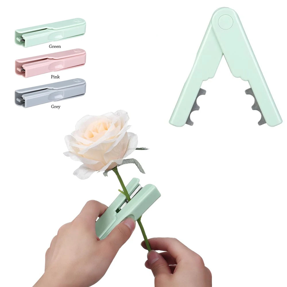 1pcs Leaf Thorn Removal Clip Flower Remover Tool Kit Rose Stem Cleaner Flowers Piercing Forceps Safety Tool for Flower Shop