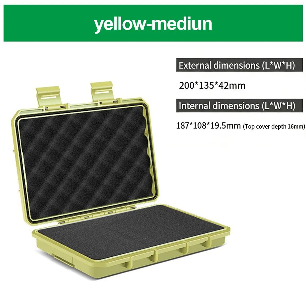 Plastic Storage Case Shock Resistant Organizer Protection Equipment Box Multi-functional Protective Padding Tool Storage Box