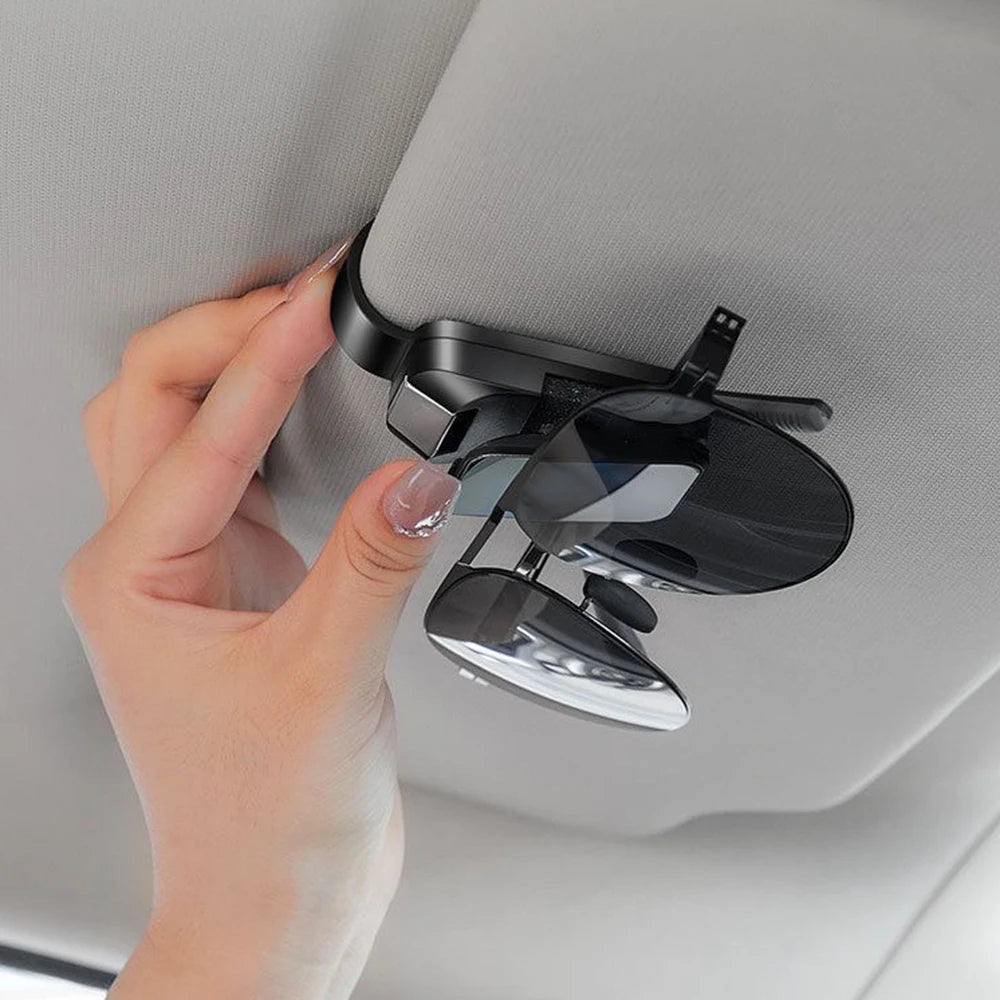 Car Sun Visor Glasses Clip Carbon Fiber Eyeglasses Sunglasses Storage For Fiat 500 500C 2012 500X 500L Abarth 695 PUNTO