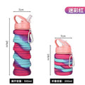 New Portable Silicone Water Bottle Retractable Folding Coffee Bottle Cups E Outdoor Travel Tools Collapsible Sport Bottles