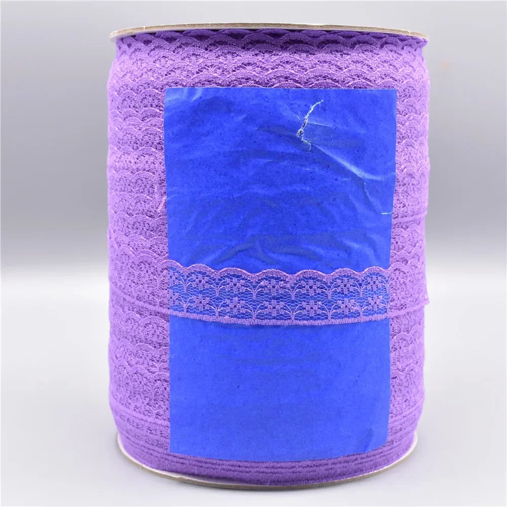 Wholesale 600yards/Roll White Lace Ribbon Width/22mm Lace Trim Fabric Embroidered Sewing Decoration African Lace Fabric Applique