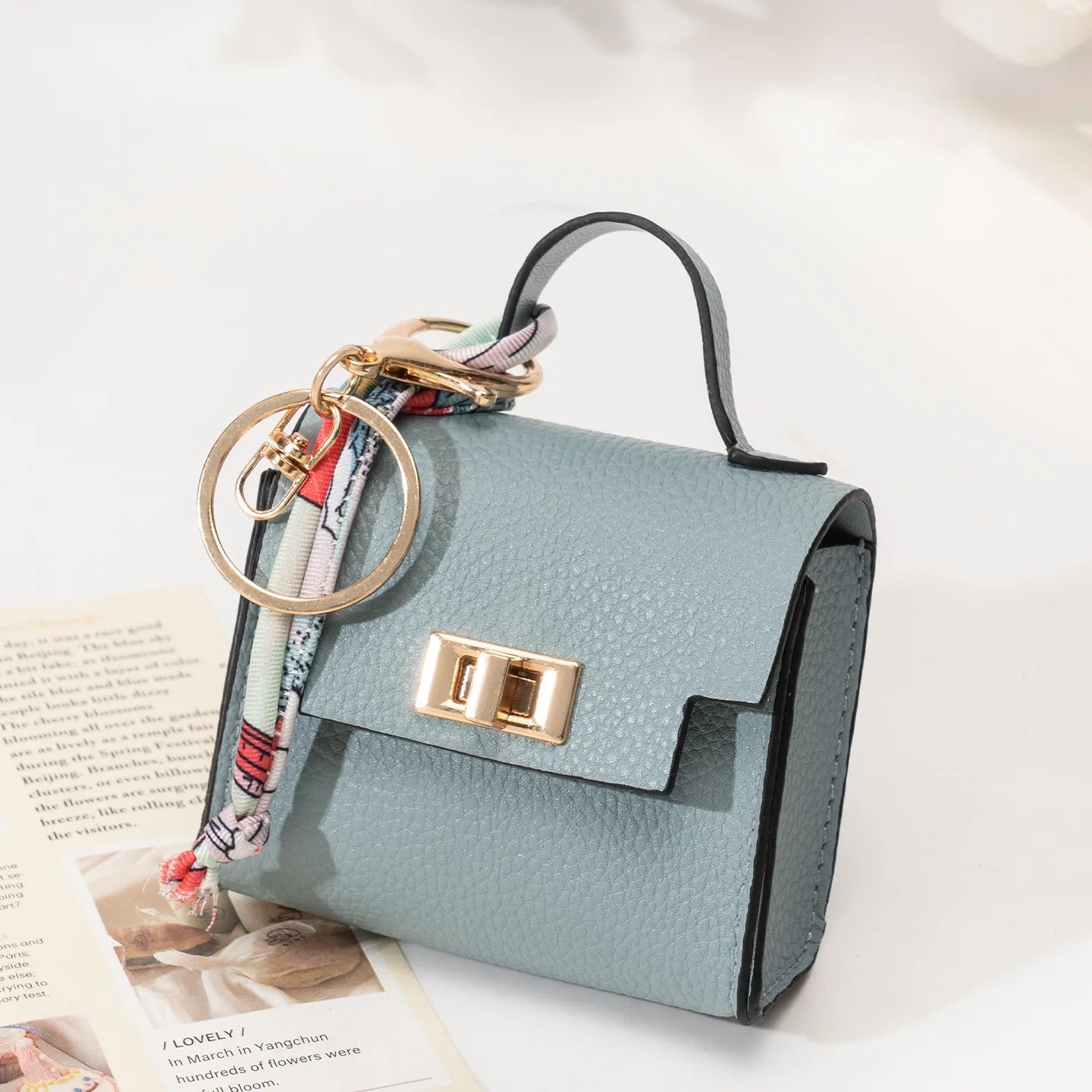 New style Mini House Small Bag Handheld Portable Hand Rope Bluetooth Earphone Bag Zero Wallet Multi functional Small Bag