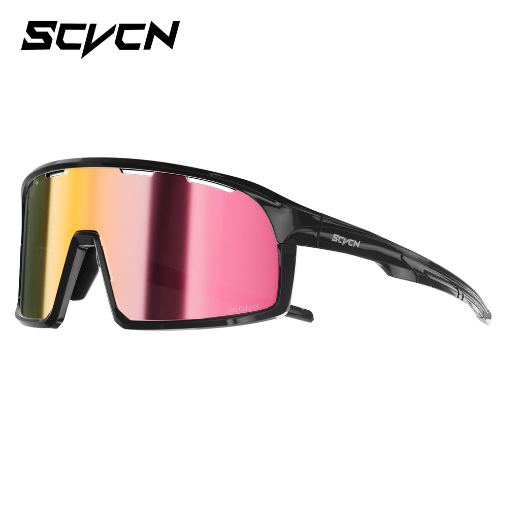SCVCN UV400 HD Polarized Hiking Sunglasses Anti-Glare Lightweight Pickleball Sports Glasses Outdoor Cycling Fishing Sunglasses