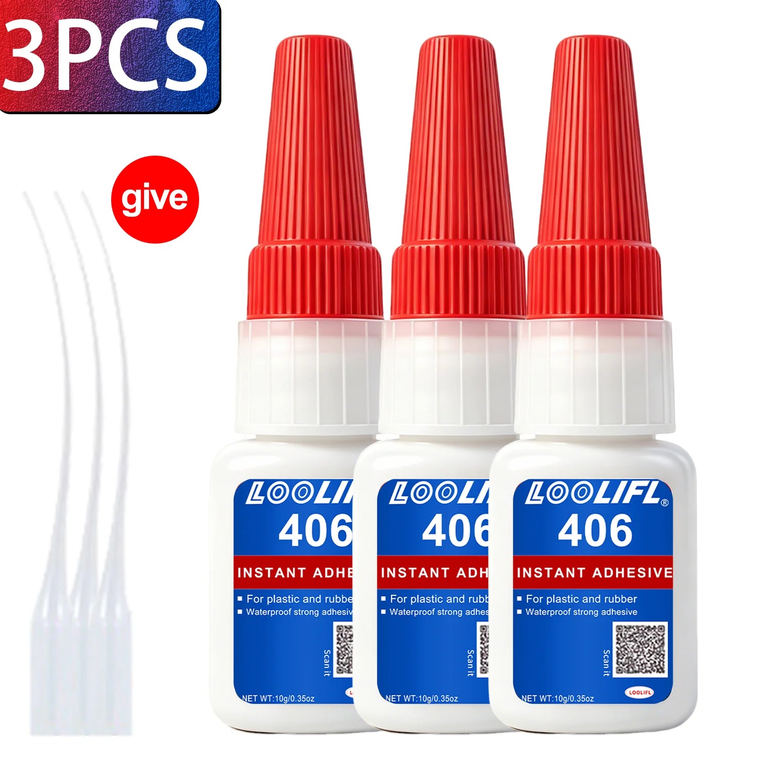 LOOLIFL 1-7Pcs Super Glue Instant Strong Universal Fast Dry Adhesive For Plastic Metal Ceramic Wood Glass Repair Bonding Tools