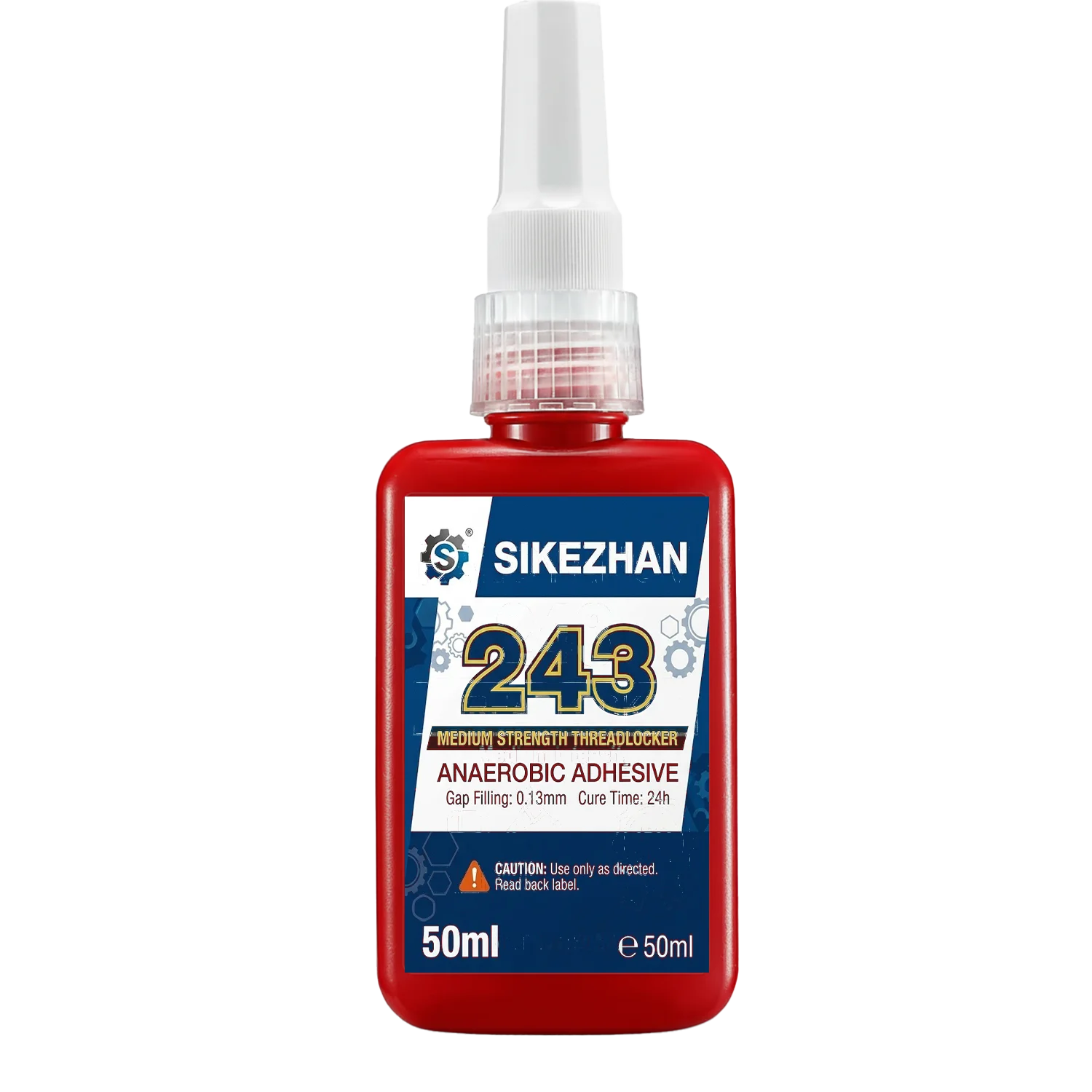 243 Threadlocker Blue Medium Strength Anaerobic Adhesive Screw Glue Anti-vibration Locking Agent for Car Motorcycle RC Repair