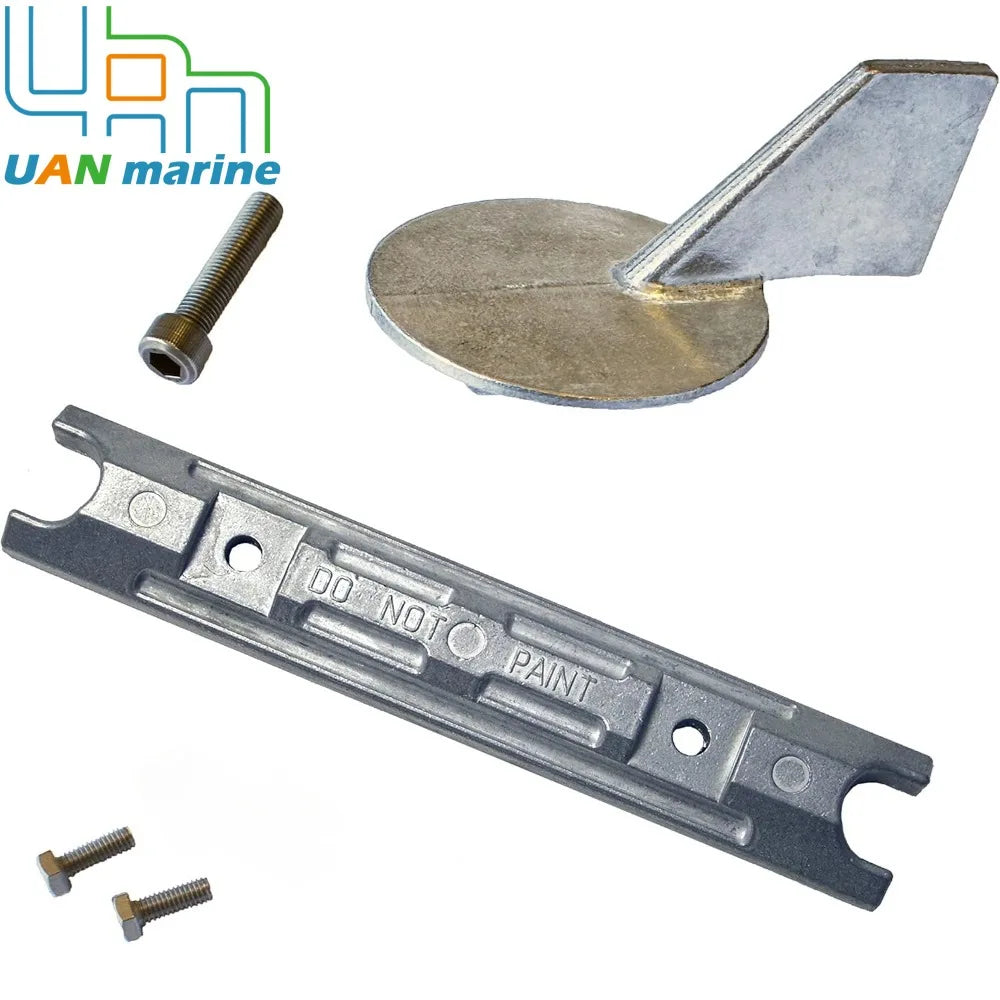 Marine LLC Zinc Anode Kit for Yamaha 60-90HP Aluminum Alloy Kit Includes Hardware 688-45371-02 6H1-45251-02 6H1-45251-03