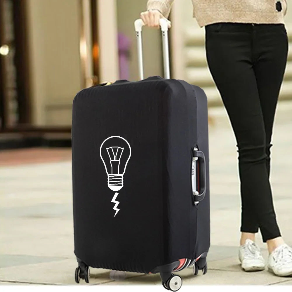 Fashion Travel Essentials Suitcase Cover Funny Print for 18-32 Inch Traveling Accessories Bag Trolley Luggage Protective Case