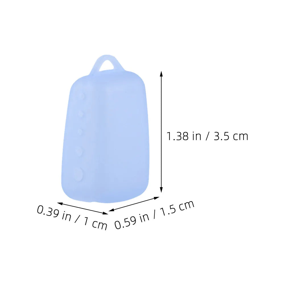 8Pcs Portable Toothbrush Head Covers Silicone Travel Protective Caps Dustproof Case Toothbrush Storage Box Accessories