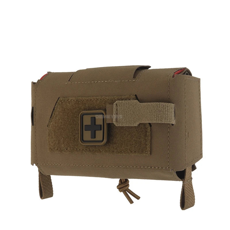 Tactical Compact Trauma Kit Quick Pull Split Hunting Hiking IFAK Medical First Aid Pouch Outdoor Camping Survival Equipment
