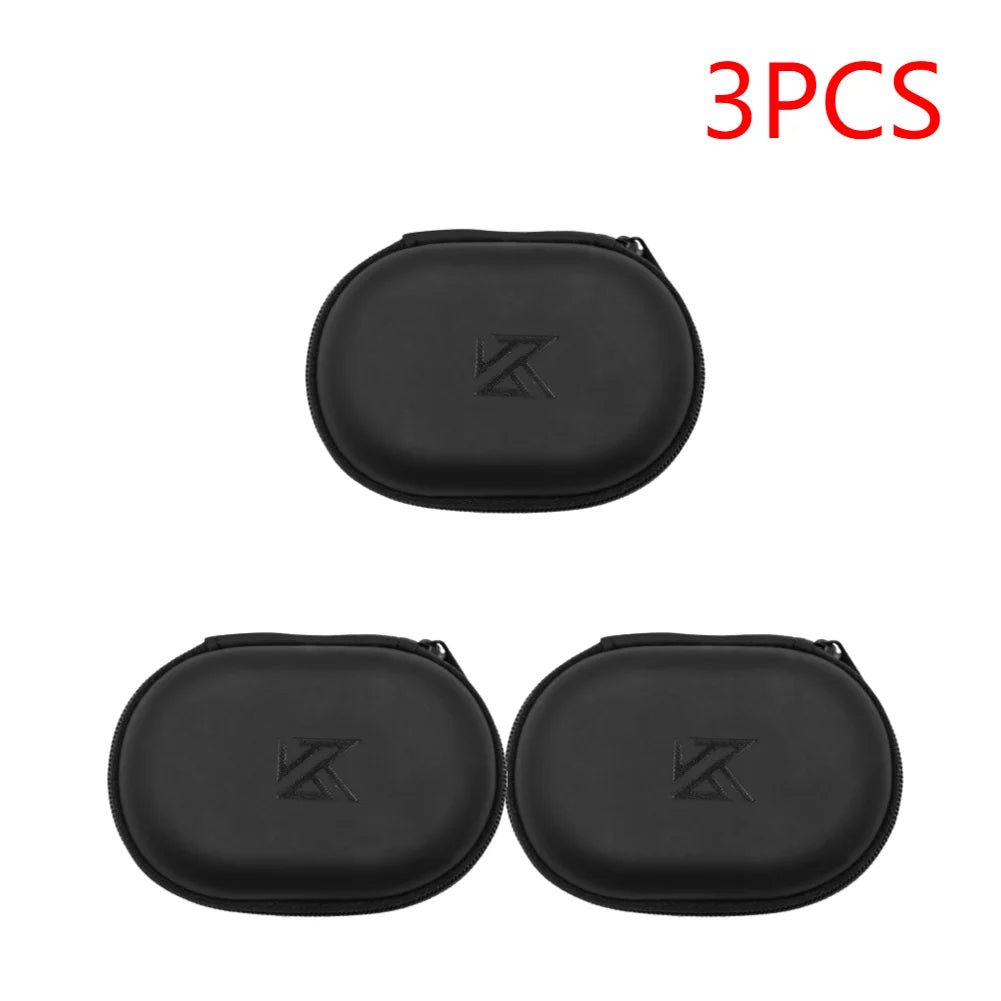 1-5Pcs Universal KZ Case Bag High End In Ear Monitor Earphone Headphones Storage Case Bag Wired Headphone For KZ EDX PRO ZSN Pro