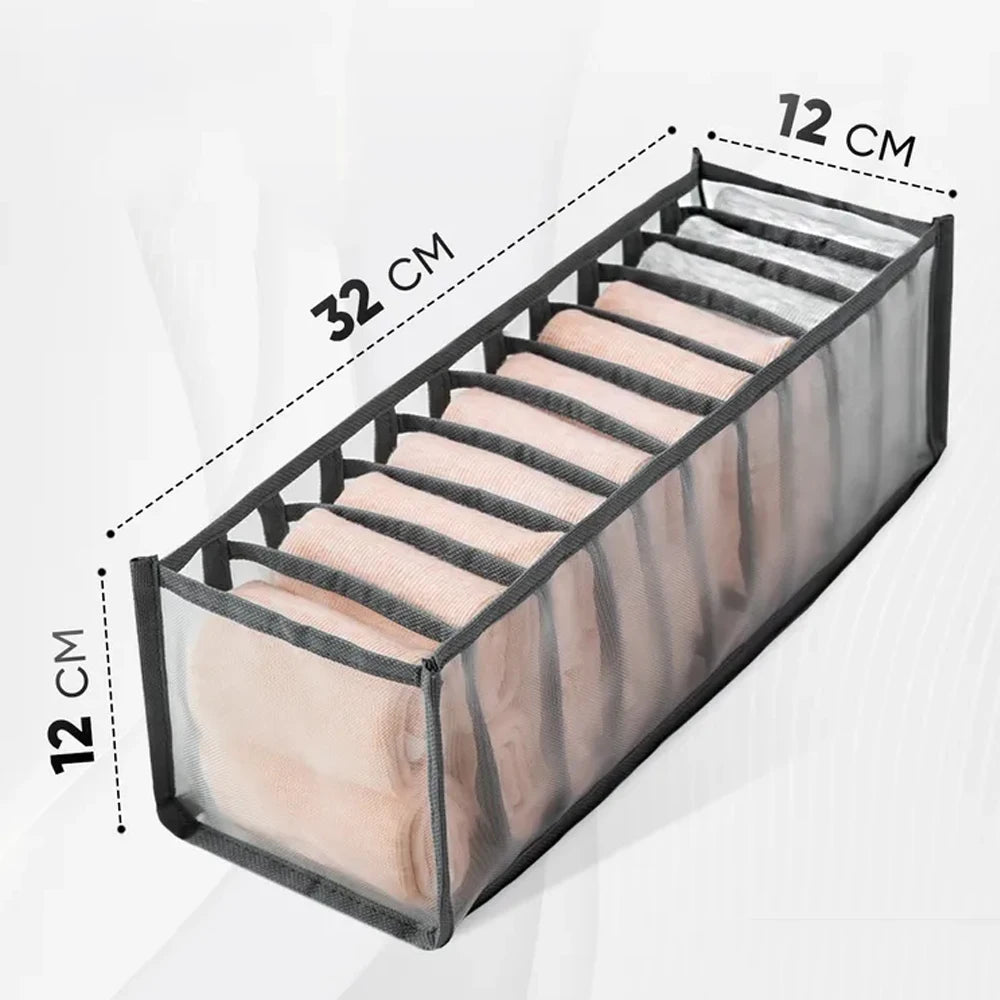 Wardrobe Clothes Organizer Foldable Underwear Drawers Organizers Underpants Storage Box Drawer Dividers Bra Sock Organizer Box