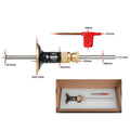 European Style Wheel Marking Gauge Fine-tuning Wood Scribe Carpentry Parallel Line Mortise Marking Layout Measuring Tool