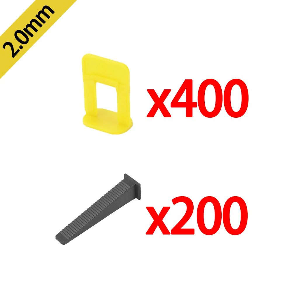 50-900Pcs Ceramic Tile Leveling System Clips Spacers Straps Wadge for Wall Floor Tile Laying Fixing Construction Tools Building