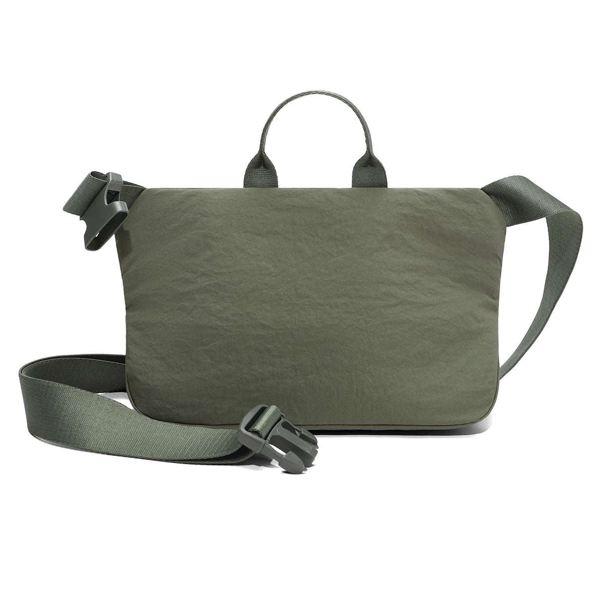 Fashionable women's nylon crossbody bag, niche chic backpack, casual large capacity chest bag, shoulder bag