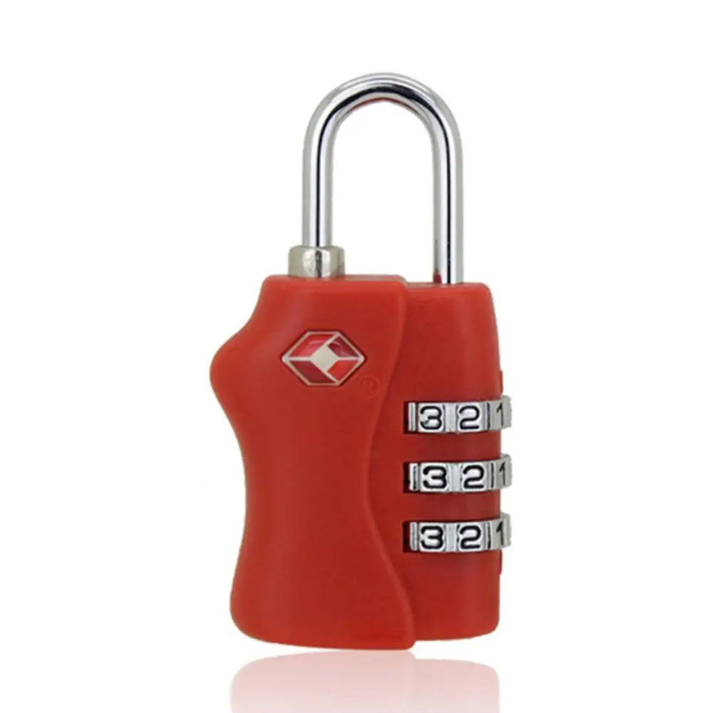 Anti-Theft Portable Cable Luggage Lock TSA Customs Lock Customs Code Lock Smart Combination Lock Padlock with Steel Cable
