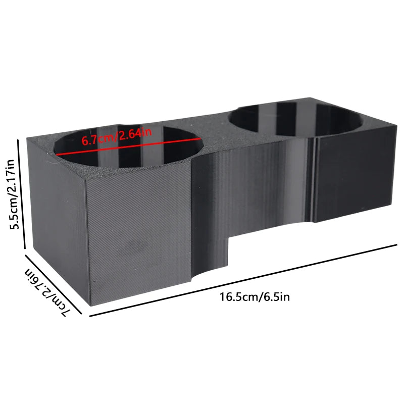 For Volkswagen Golf 5 & 6 Car Cup Holder Black Plastic Cans Bottles Mount Holder 0.25L 0.5L Car Interior Accessories