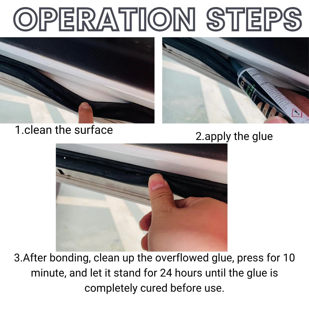 Car Windshield High Temperature Resistant Window Sealant Glue Waterproof Automotive Sealing Adhesive for Car Body Repair