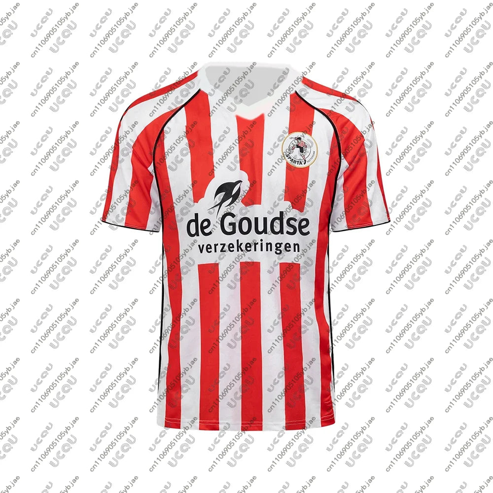 2025-26 Mens Kids Boys Male Breathable Football Jersey Home Soccer Game S-Sparta Sport Away Quick-drying Top R-Rotterdam Gift
