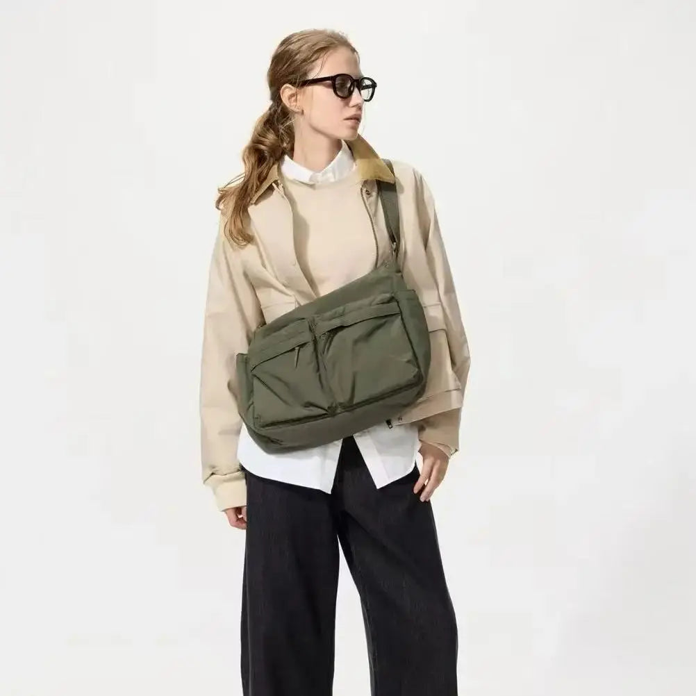 Spring and summer canvas bag women's new hot selling women's bag Youjia high-end sense one-shoulder crossbody bag light luxury n