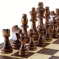 high-end 7.8cm/ 3-inch new solid wood chess piece set, 32 pieces for desktop entertainment game