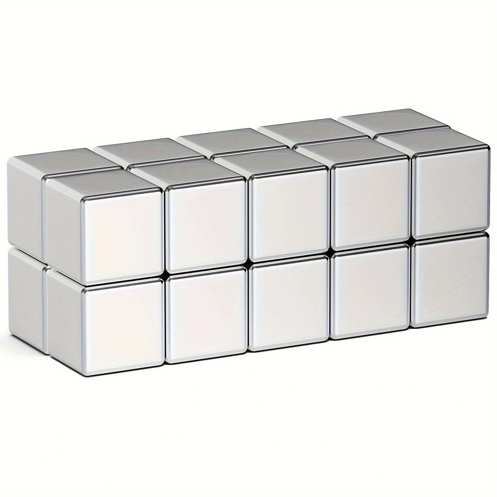 Square Magnets, Great Pull Force, Perfect for Fridge, Garage, Kitchen, Science, Craft, Office, Easter Decor.