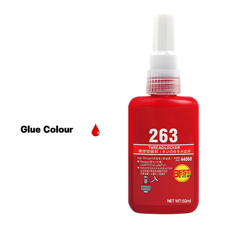 Threadlocker Quick Drying Screw Locking Agent High Strength Screw Locking Adhesive Anaerobic Glues Anti Loose Screw Glue