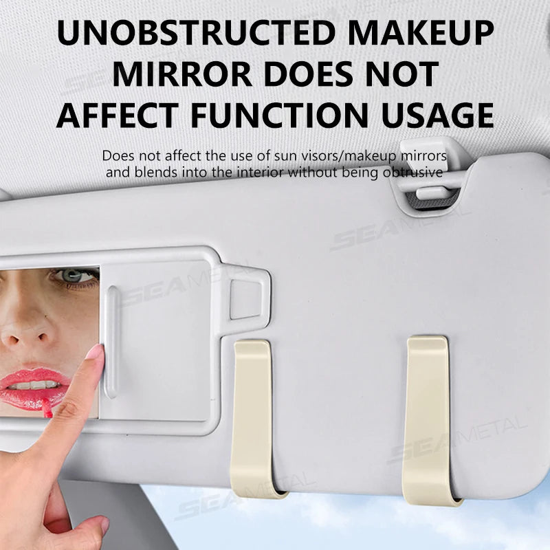 BLALION Car Glasses Holder Auto Sun Visor Glasses Case Organizer Sunglasses Box Holder Visor Sunshade Car Holder For Glasses