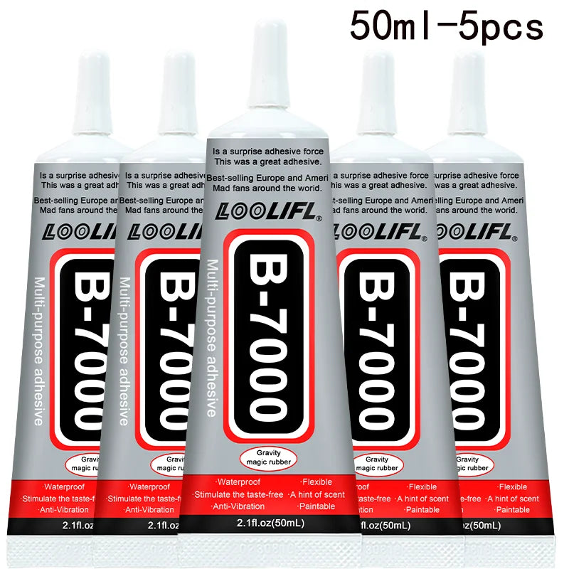 B7000 15,25,50,110ml Rhinestone Glue, Rhinestone Craft Glue, Jewelry Glue, Jewelry Processing Glue, Has Flexibility after Drying