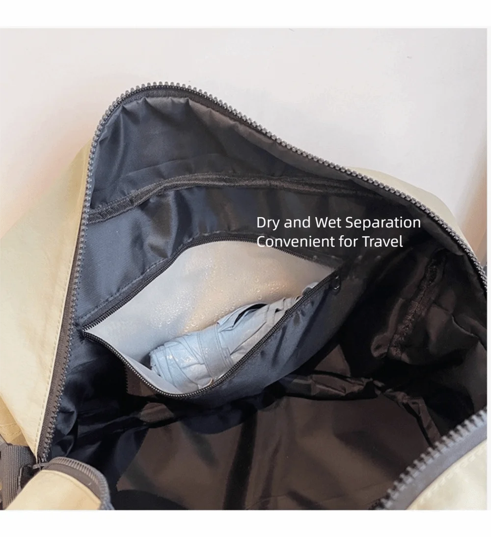 Foldable Travel Bag Large Capacity Dry Wet Separation Luggage bag Multifunctional Lightweight Sports Fitness BAG Business Travel