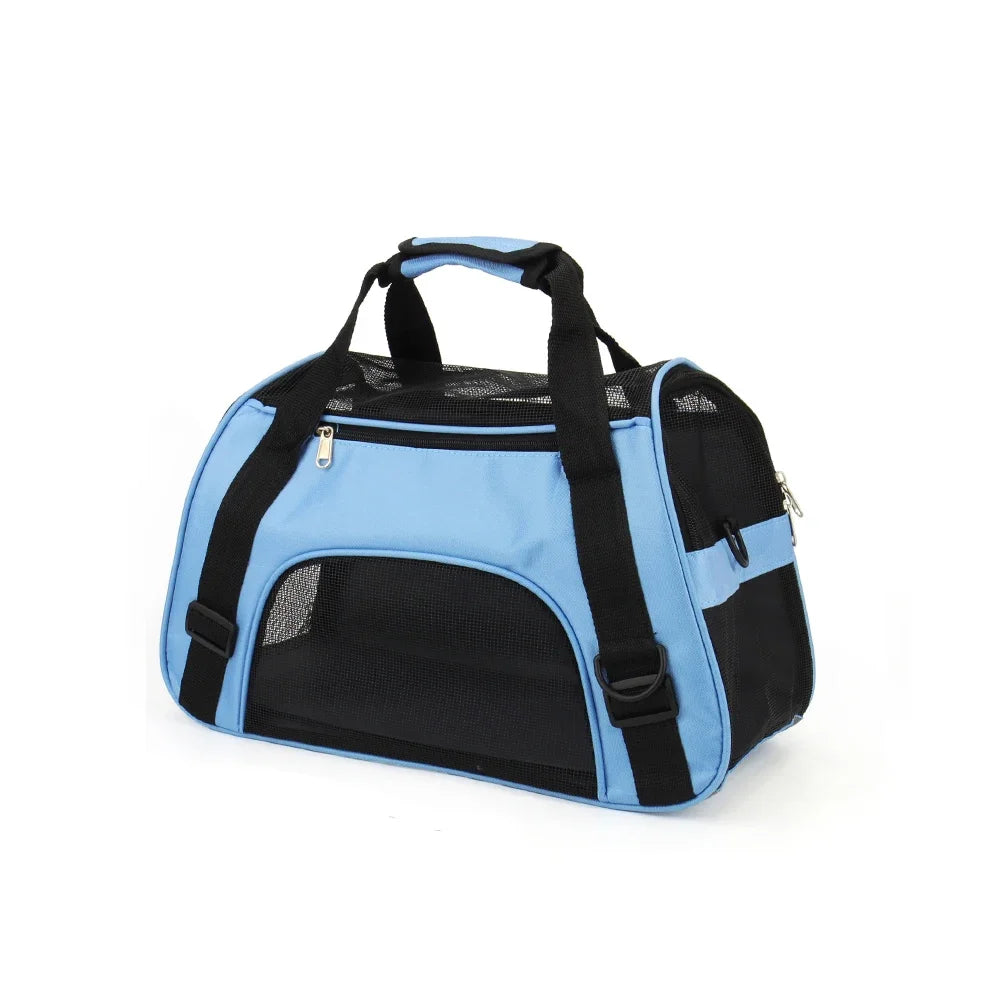 Cat Bags Portable Dog Carrier Bag Mesh Breathable Carrier Bags for Small Dogs Foldable Cats Handbag Travel Pet Bag Transport Bag