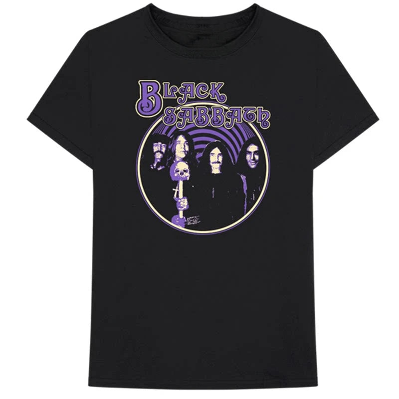 Black Sabbath Band Photo Casual T-shirt Men's and Women's Luxury Band Brand Top 2026 New